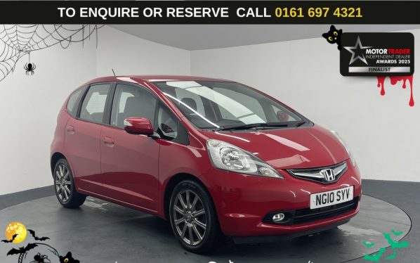 Used 2010 RED HONDA JAZZ Hatchback 1.4 i-VTEC Si Hatchback 5dr Petrol Manual Euro 4 (100 ps) (reg. 2010-07-28) for sale in Manchester