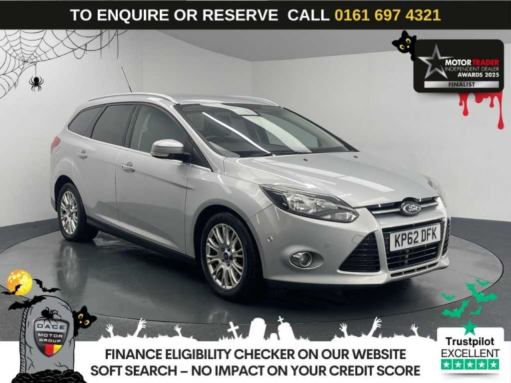 Used 2012 SILVER FORD FOCUS Estate 2.0 TDCi Titanium Estate 5dr Diesel Manual Euro 5 (140 ps) (reg. 2012-11-20) for sale in Manchester
