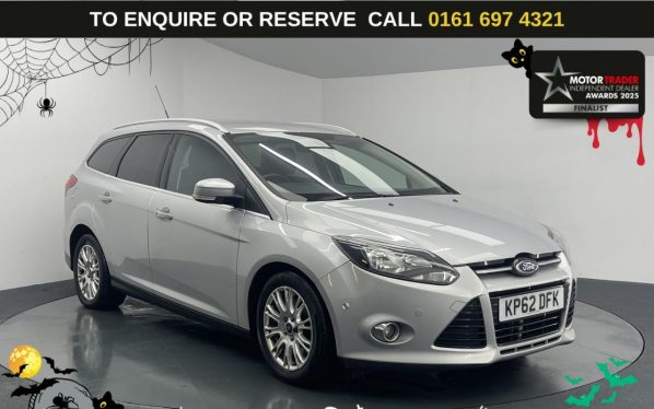 Used 2012 SILVER FORD FOCUS Estate 2.0 TDCi Titanium Estate 5dr Diesel Manual Euro 5 (140 ps) (reg. 2012-11-20) for sale in Manchester