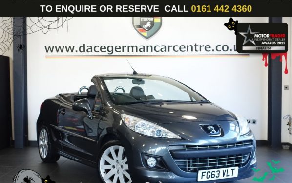 Used 2013 GREY PEUGEOT 207 CC Convertible 1.6 HDi Allure Convertible 2dr Diesel Manual Euro 5 (112 ps) (reg. 2013-10-26) for sale in Altrincham