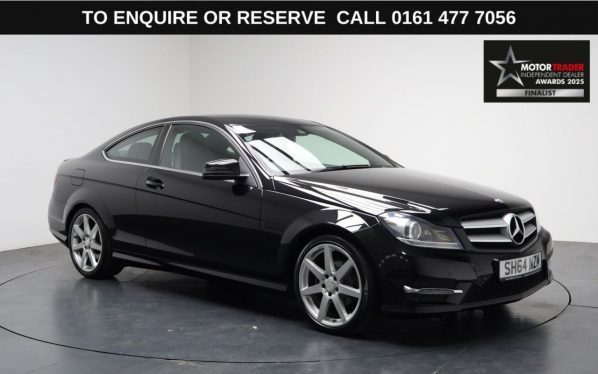 Used 2014 BLACK MERCEDES-BENZ C-CLASS Coupe 2.1 C220 CDI AMG Sport Edition Coupe 2dr Diesel G-Tronic+ Euro 5 (s/s) (170 ps) (reg. 2014-10-31) for sale in Stockport