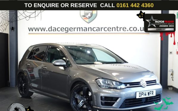 Used 2014 GREY VOLKSWAGEN GOLF Hatchback 2.0 TSI BlueMotion Tech R Hatchback 5dr Petrol DSG 4Motion Euro 6 (s/s) (300 ps) (reg. 2014-08-01) for sale in Altrincham
