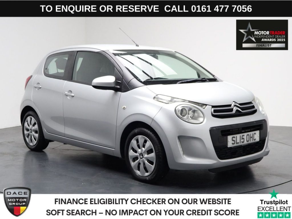 Used 2015 GREY CITROEN C1 Hatchback 1.0 VTi Feel Hatchback 5dr Petrol Manual Euro 5 (Euro 5) (68 ps) (reg. 2015-04-24) for sale in Stockport