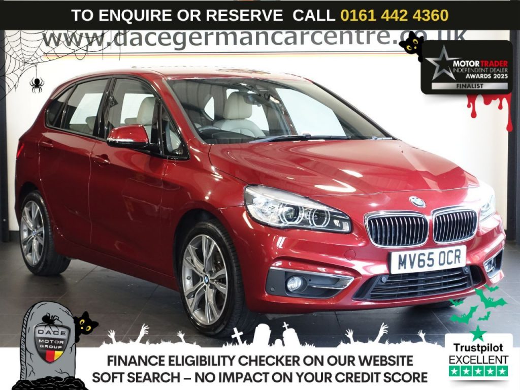 Used 2015 RED BMW 2 SERIES ACTIVE TOURER MPV 2.0 220i Luxury MPV 5dr Petrol Auto Euro 6 (s/s) (192 ps) £7310 EXTRAS (reg. 2015-09-01) for sale in Altrincham