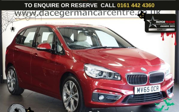 Used 2015 RED BMW 2 SERIES ACTIVE TOURER MPV 2.0 220i Luxury MPV 5dr Petrol Auto Euro 6 (s/s) (192 ps) £7310 EXTRAS (reg. 2015-09-01) for sale in Altrincham
