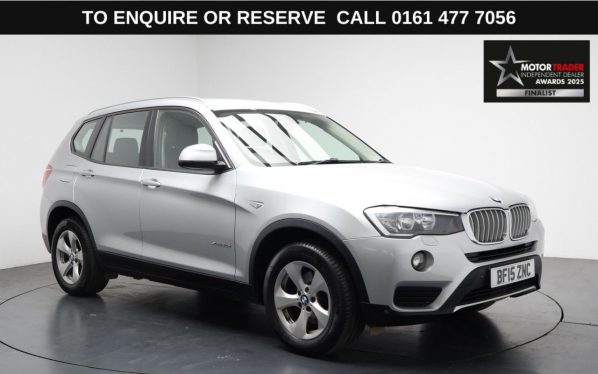 Used 2015 SILVER BMW X3 SUV 3.0 30d SE SUV 5dr Diesel Auto xDrive Euro 6 (s/s) (258 ps) (reg. 2015-03-12) for sale in Stockport