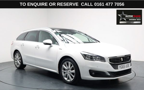 Used 2015 WHITE PEUGEOT 508 Saloon 1.6 BlueHDi GT Line Saloon 4dr Diesel Manual Euro 6 (s/s) (120 ps) (reg. 2015-09-18) for sale in Stockport