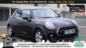 Used 2016 BLACK MINI HATCH Hatchback 1.5 Cooper Hatchback 5dr Petrol Auto Euro 6 (s/s) (136 ps) (reg. 2016-01-30) for sale in Manchester