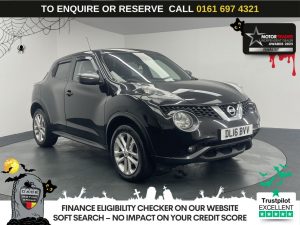 Used 2016 BLACK NISSAN JUKE SUV 1.5 dCi N-Connecta SUV 5dr Diesel Manual Euro 6 (s/s) (110 ps) (reg. 2016-05-13) for sale in Manchester