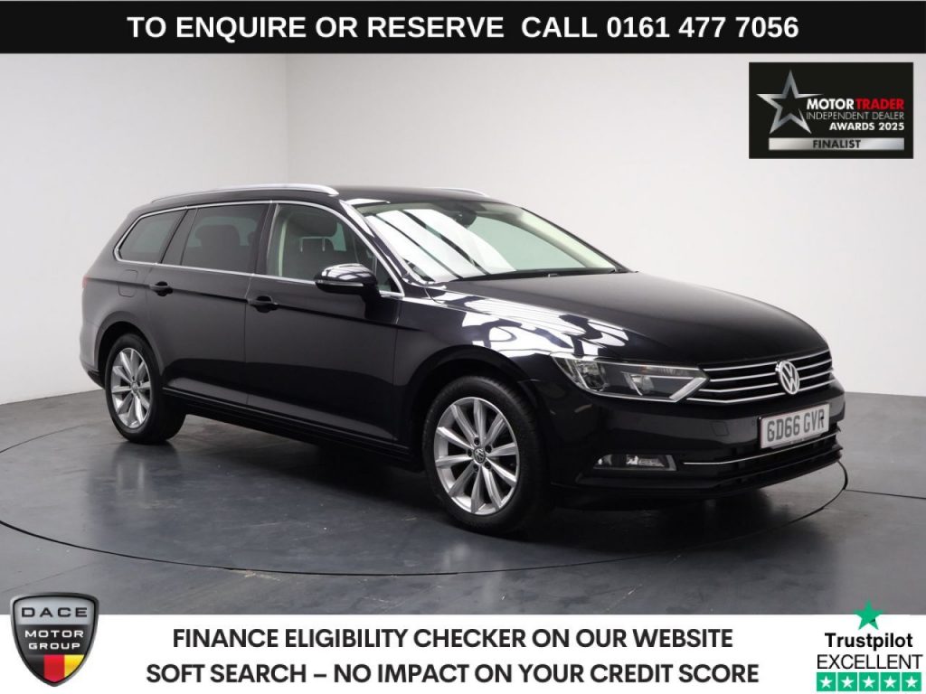 Used 2016 BLACK VOLKSWAGEN PASSAT Estate 1.6 TDI BlueMotion Tech SE Business Estate 5dr Diesel Manual Euro 6 (s/s) (120 ps) (reg. 2016-12-15) for sale in Stockport