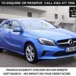 Used 2016 BLUE MERCEDES-BENZ A-CLASS Hatchback 1.6 A160 Sport (Premium) Hatchback 5dr Petrol 7G-DCT Euro 6 (s/s) (102 ps) (reg. 2016-09-30) for sale in Stockport
