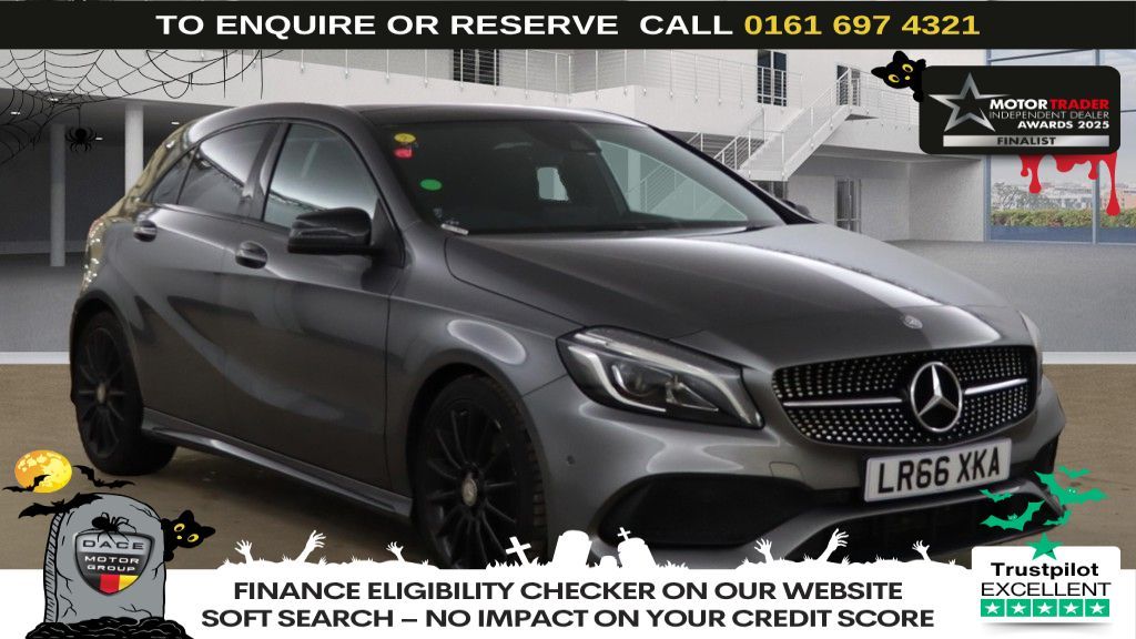 Used 2016 GREY MERCEDES-BENZ A-CLASS Hatchback 2.1 A220d AMG Line (Premium) Hatchback 5dr Diesel 7G-DCT Euro 6 (s/s) (177 ps) (reg. 2016-09-30) for sale in Manchester