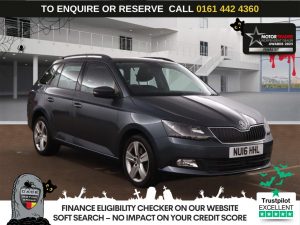 Used 2016 GREY SKODA FABIA Estate 1.2 TSI SE L Estate 5dr Petrol DSG Euro 6 (s/s) (110 ps) (reg. 2016-03-24) for sale in Altrincham