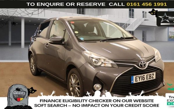 Used 2016 GREY TOYOTA YARIS Hatchback 1.33 Dual VVT-i Icon Hatchback 5dr Petrol Manual Euro 6 (99 ps) (reg. 2016-03-02) for sale in Wilmslow