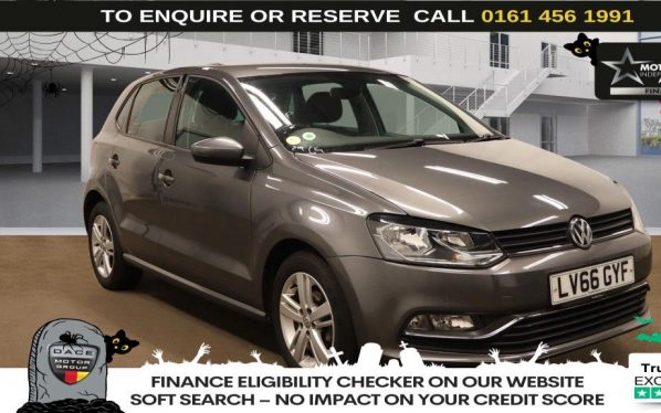 Used 2016 GREY VOLKSWAGEN POLO Hatchback 1.2 TSI BlueMotion Tech Match Hatchback 5dr Petrol DSG Euro 6 (s/s) (90 ps) (reg. 2016-10-14) for sale in Wilmslow
