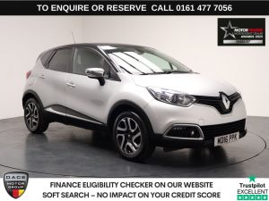 Used 2016 SILVER RENAULT CAPTUR SUV 0.9 TCe ENERGY Dynamique S Nav SUV 5dr Petrol Manual Euro 6 (s/s) (90 ps) (reg. 2016-07-31) for sale in Stockport