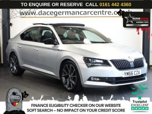 Used 2016 SILVER SKODA SUPERB Hatchback 2.0 TDI SportLine Hatchback 5dr Diesel DSG Auto 6Spd Euro 6 (s/s) (190 ps) £2505 EXTRAS (reg. 2016-12-31) for sale in Altrincham