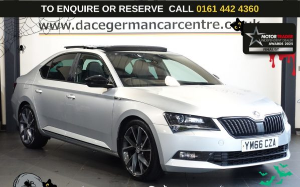 Used 2016 SILVER SKODA SUPERB Hatchback 2.0 TDI SportLine Hatchback 5dr Diesel DSG Auto 6Spd Euro 6 (s/s) (190 ps) £2505 EXTRAS (reg. 2016-12-31) for sale in Altrincham