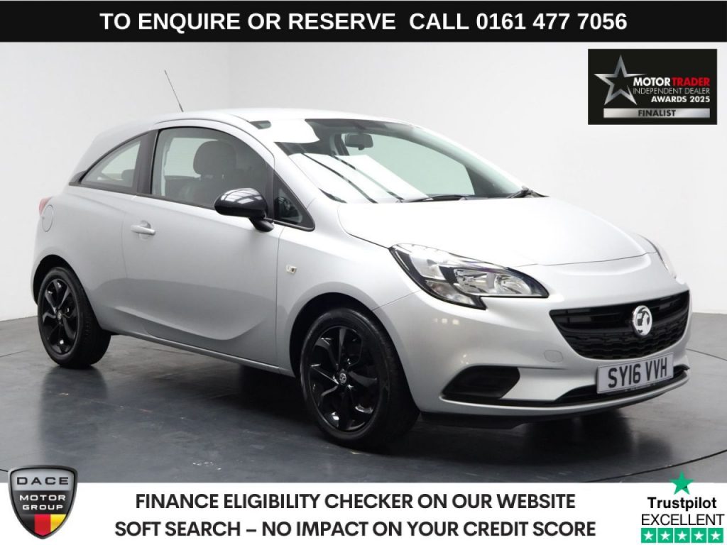 Used 2016 SILVER VAUXHALL CORSA Hatchback 1.0i Turbo ecoFLEX Sting R Hatchback 3dr Petrol Manual Euro 6 (s/s) (115 ps) (reg. 2016-03-31) for sale in Stockport