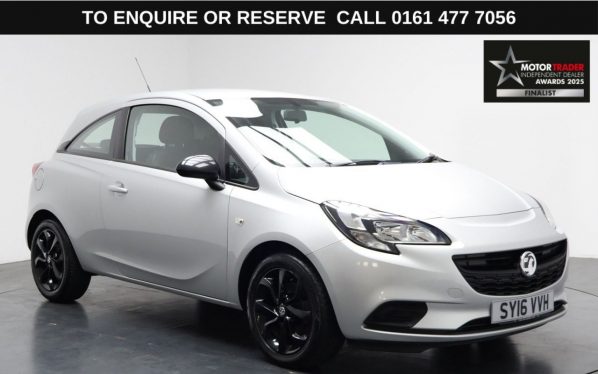 Used 2016 SILVER VAUXHALL CORSA Hatchback 1.0i Turbo ecoFLEX Sting R Hatchback 3dr Petrol Manual Euro 6 (s/s) (115 ps) (reg. 2016-03-31) for sale in Stockport