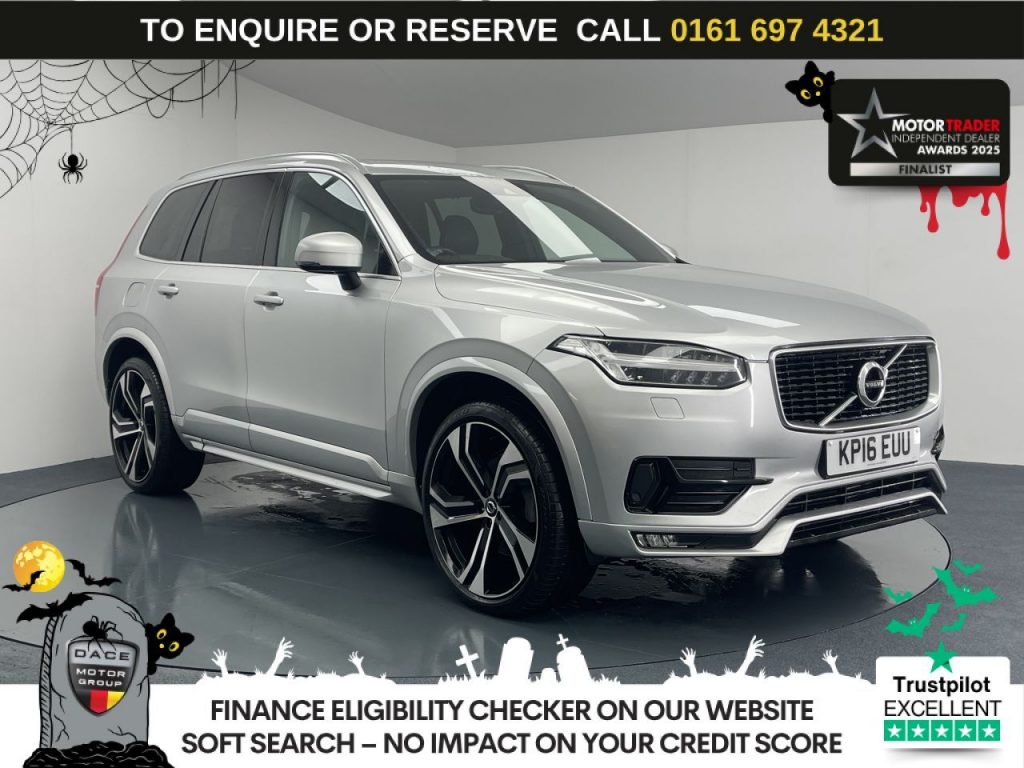 Used 2016 SILVER VOLVO XC90 SUV 2.0 D5 R-Design SUV 5dr Diesel Geartronic 4WD Euro 6 (s/s) (225 ps) (reg. 2016-03-24) for sale in Manchester