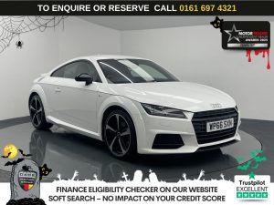 Used 2016 WHITE AUDI TT Coupe 2.0 TFSI Black Edition Coupe 3dr Petrol S Tronic Euro 6 (s/s) (230 ps) (reg. 2016-12-24) for sale in Manchester