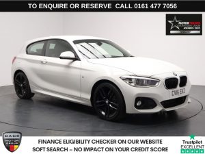 Used 2016 WHITE BMW 1 SERIES Hatchback 1.5 116d M Sport Hatchback 3dr Diesel Manual Euro 6 (s/s) (116 ps) (reg. 2016-04-21) for sale in Stockport