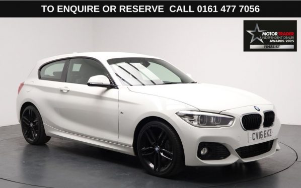 Used 2016 WHITE BMW 1 SERIES Hatchback 1.5 116d M Sport Hatchback 3dr Diesel Manual Euro 6 (s/s) (116 ps) (reg. 2016-04-21) for sale in Stockport