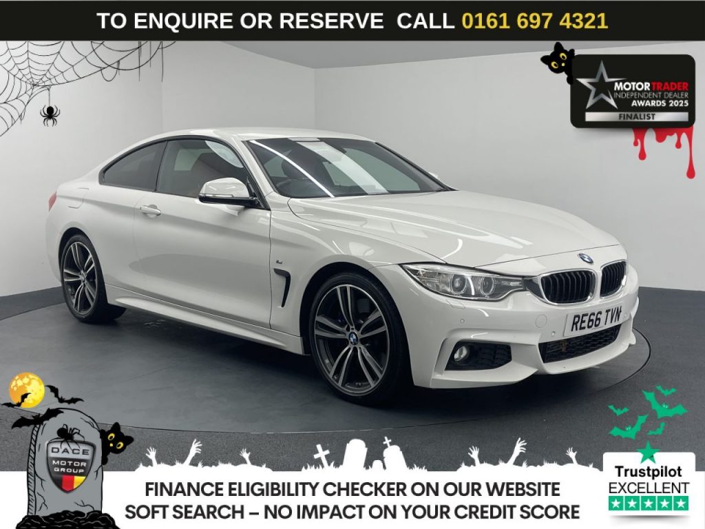 Used 2016 WHITE BMW 4 SERIES Coupe 3.0 430d M Sport Coupe 2dr Diesel Auto Euro 6 (s/s) (258 ps) (reg. 2016-12-05) for sale in Manchester