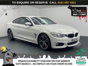 Used 2016 WHITE BMW 4 SERIES Coupe 3.0 430d M Sport Coupe 2dr Diesel Auto Euro 6 (s/s) (258 ps) (reg. 2016-12-05) for sale in Manchester