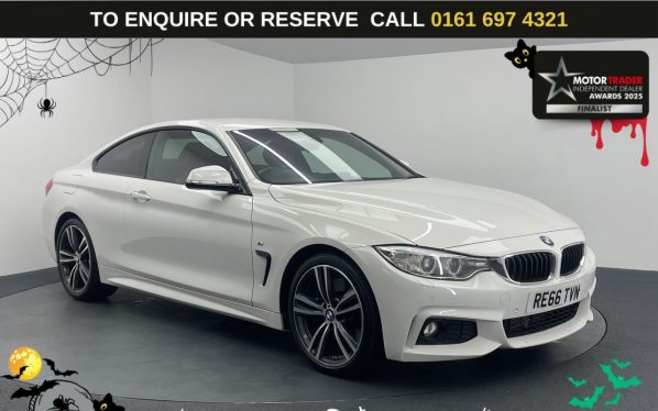 Used 2016 WHITE BMW 4 SERIES Coupe 3.0 430d M Sport Coupe 2dr Diesel Auto Euro 6 (s/s) (258 ps) (reg. 2016-12-05) for sale in Manchester