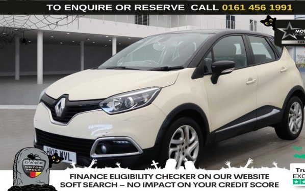 Used 2016 WHITE RENAULT CAPTUR SUV 0.9 TCe ENERGY Dynamique Nav SUV 5dr Petrol Manual Euro 6 (s/s) (90 ps) (reg. 2016-06-22) for sale in Wilmslow
