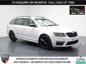 Used 2016 WHITE SKODA OCTAVIA Estate 2.0 TDI vRS Estate 5dr Diesel DSG 4WD Euro 6 (s/s) (184 ps) (reg. 2016-07-20) for sale in Stockport