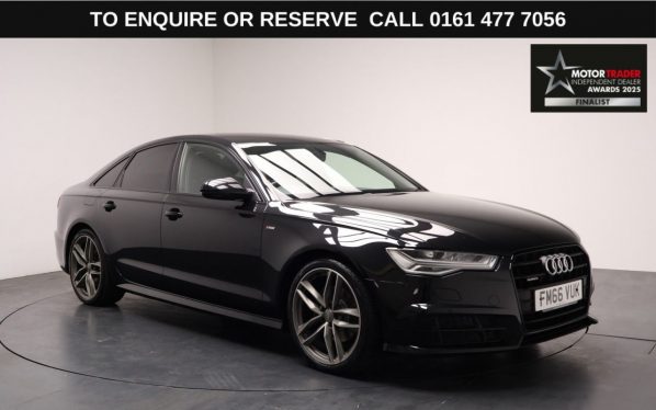 Used 2017 BLACK AUDI A6 SALOON Saloon 2.0 TDI Black Edition Saloon 4dr Diesel S Tronic quattro Euro 6 (s/s) (190 ps) (reg. 2017-01-23) for sale in Stockport