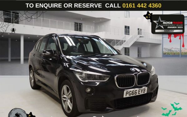 Used 2017 BLACK BMW X1 SUV 2.0 18d M Sport SUV 5dr Diesel Auto xDrive Euro 6 (s/s) (150 ps) £1085 EXTRAS (reg. 2017-01-20) for sale in Altrincham
