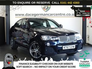 Used 2017 BLACK BMW X4 SUV 3.0 30d M Sport SUV 5dr Diesel Auto xDrive Euro 6 (s/s) (258 ps) £2625 EXTRAS (reg. 2017-12-29) for sale in Altrincham