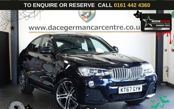 Used 2017 BLACK BMW X4 SUV 3.0 30d M Sport SUV 5dr Diesel Auto xDrive Euro 6 (s/s) (258 ps) £2625 EXTRAS (reg. 2017-12-29) for sale in Altrincham