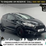 Used 2017 BLACK FORD FIESTA Hatchback 1.6T EcoBoost ST-3 Hatchback 3dr Petrol Manual Euro 6 (182 ps) (reg. 2017-03-06) for sale in Manchester