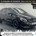 Used 2017 BLACK MERCEDES-BENZ B-CLASS MPV 1.5 B180d AMG Line (Premium) MPV 5dr Diesel 7G-DCT Euro 6 (s/s) (109 ps) (reg. 2017-09-30) for sale in Manchester