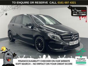 Used 2017 BLACK MERCEDES-BENZ B-CLASS MPV 1.5 B180d AMG Line (Premium) MPV 5dr Diesel 7G-DCT Euro 6 (s/s) (109 ps) (reg. 2017-09-30) for sale in Manchester