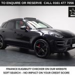 Used 2017 BLACK PORSCHE MACAN SUV 3.6T V6 Turbo Performance SUV 5dr Petrol PDK 4WD Euro 6 (s/s) (440 ps) (reg. 2017-09-29) for sale in Stockport
