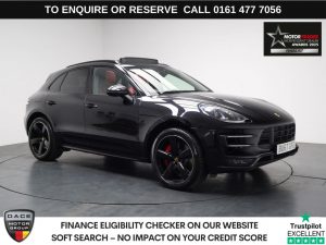 Used 2017 BLACK PORSCHE MACAN SUV 3.6T V6 Turbo Performance SUV 5dr Petrol PDK 4WD Euro 6 (s/s) (440 ps) (reg. 2017-09-29) for sale in Stockport