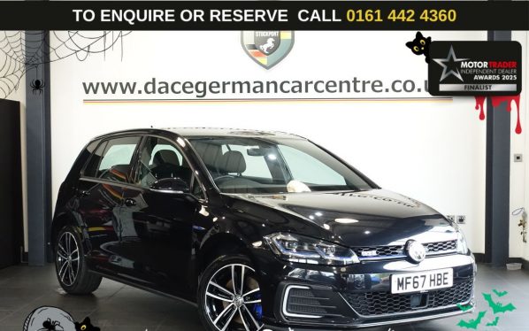 Used 2017 BLACK VOLKSWAGEN GOLF Hatchback 1.4 TSI 8.7kWh GTE Hatchback 5dr Petrol Plug-in Hybrid DSG Euro 6 (s/s) (204 ps) (reg. 2017-09-12) for sale in Altrincham
