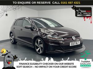 Used 2017 BLACK VOLKSWAGEN GOLF Hatchback 2.0 TSI BlueMotion Tech GTI Hatchback 5dr Petrol Manual Euro 6 (s/s) (230 ps) (reg. 2017-08-24) for sale in Manchester