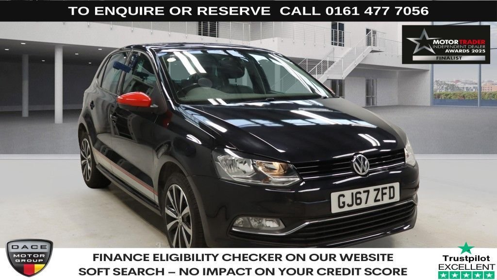 Used 2017 BLACK VOLKSWAGEN POLO Hatchback 1.0 beats Hatchback 5dr Petrol Manual Euro 6 (s/s) (75 ps) (reg. 2017-10-05) for sale in Stockport