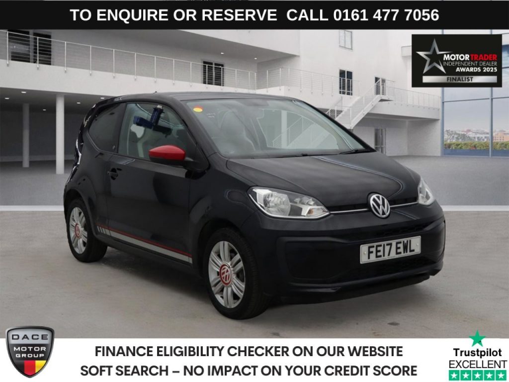 Used 2017 BLACK VOLKSWAGEN UP! Hatchback 1.0 up! beats Hatchback 3dr Petrol Manual Euro 6 (60 ps) (reg. 2017-03-31) for sale in Stockport