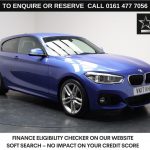 Used 2017 BLUE BMW 1 SERIES Hatchback 1.5 118i M Sport Hatchback 3dr Petrol Auto Euro 6 (s/s) (136 ps) (reg. 2017-03-31) for sale in Stockport
