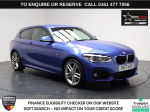 Used 2017 BLUE BMW 1 SERIES Hatchback 1.5 118i M Sport Hatchback 3dr Petrol Auto Euro 6 (s/s) (136 ps) (reg. 2017-03-31) for sale in Stockport
