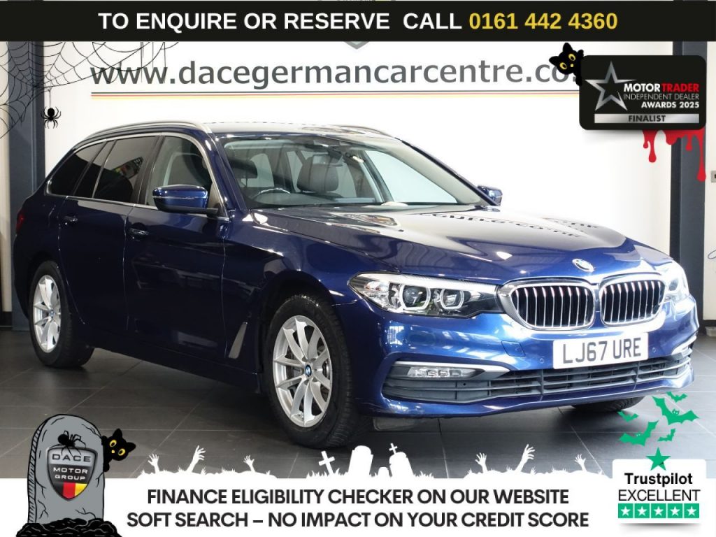 Used 2017 BLUE BMW 5 SERIES Estate 2.0 520d SE Touring 5dr Diesel Auto Euro 6 (s/s) (190 ps) £2680 EXTRAS (reg. 2017-09-01) for sale in Altrincham
