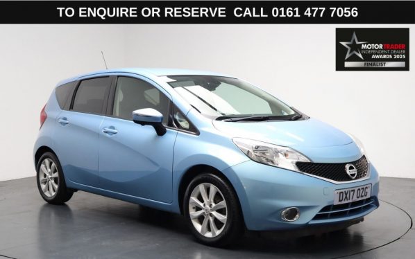 Used 2017 BLUE NISSAN NOTE Hatchback 1.5 dCi Tekna Hatchback 5dr Diesel Manual Euro 6 (s/s) (90 ps) (reg. 2017-03-07) for sale in Stockport